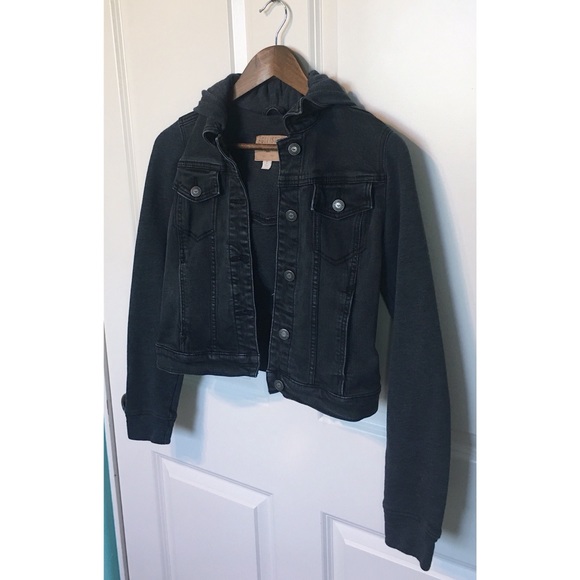 Hollister Jackets & Blazers - Hollister hooded denim jacket